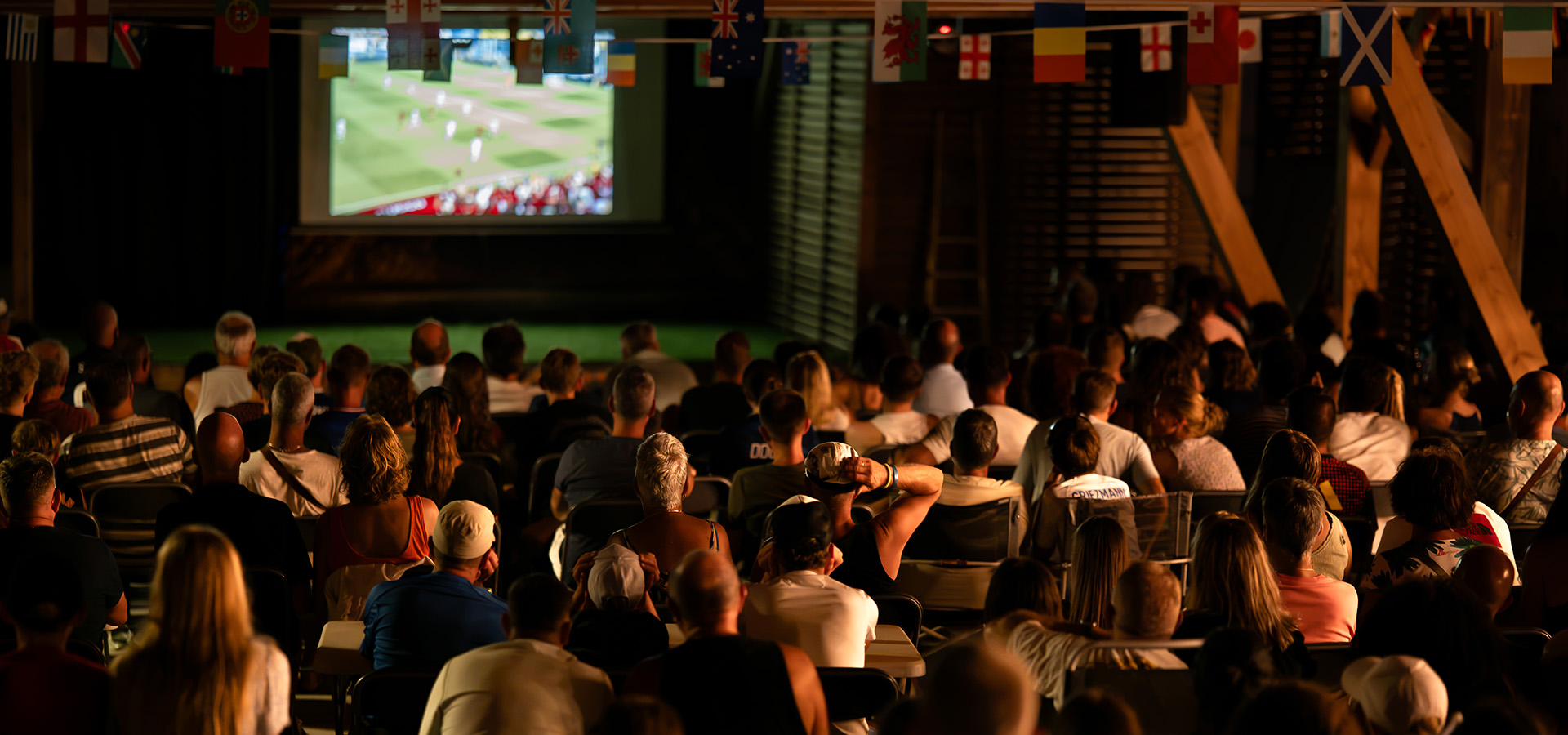 Camping san damiano animation projection match de football coupe du monde